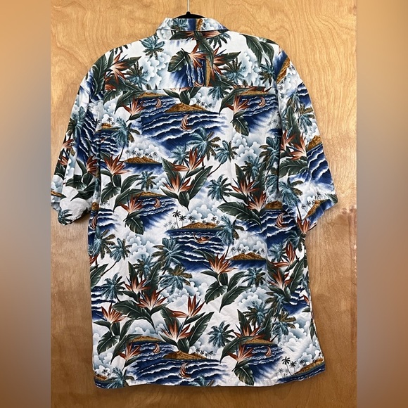Campia Tropical Print Men's Shirt XL - Picture 2 of 4